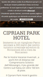 Mobile Screenshot of ciprianiparkhotel.com